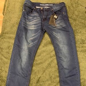 Slim straight men’s jeans
